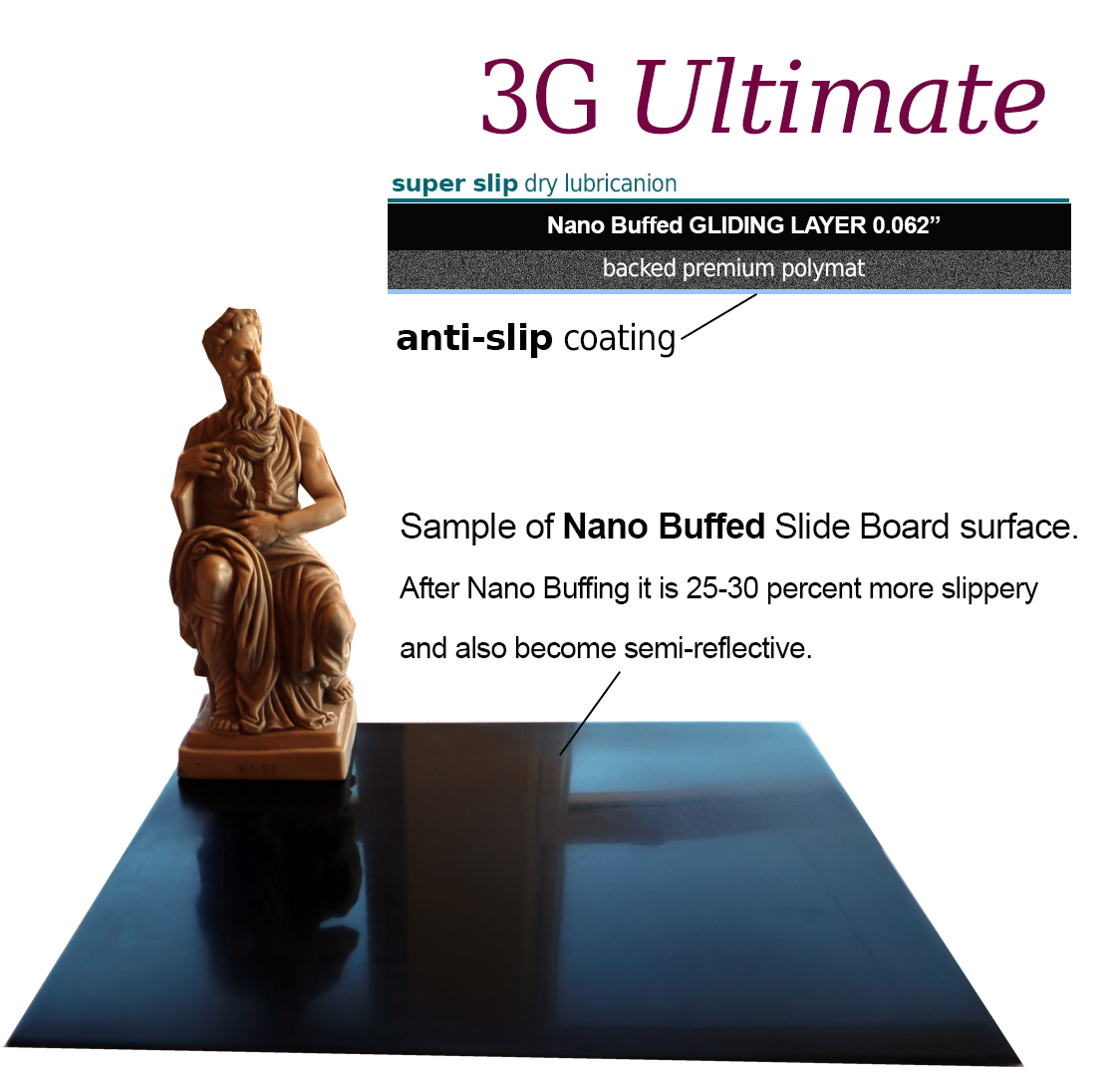 3G Ultimate Slide Board nano buffing.